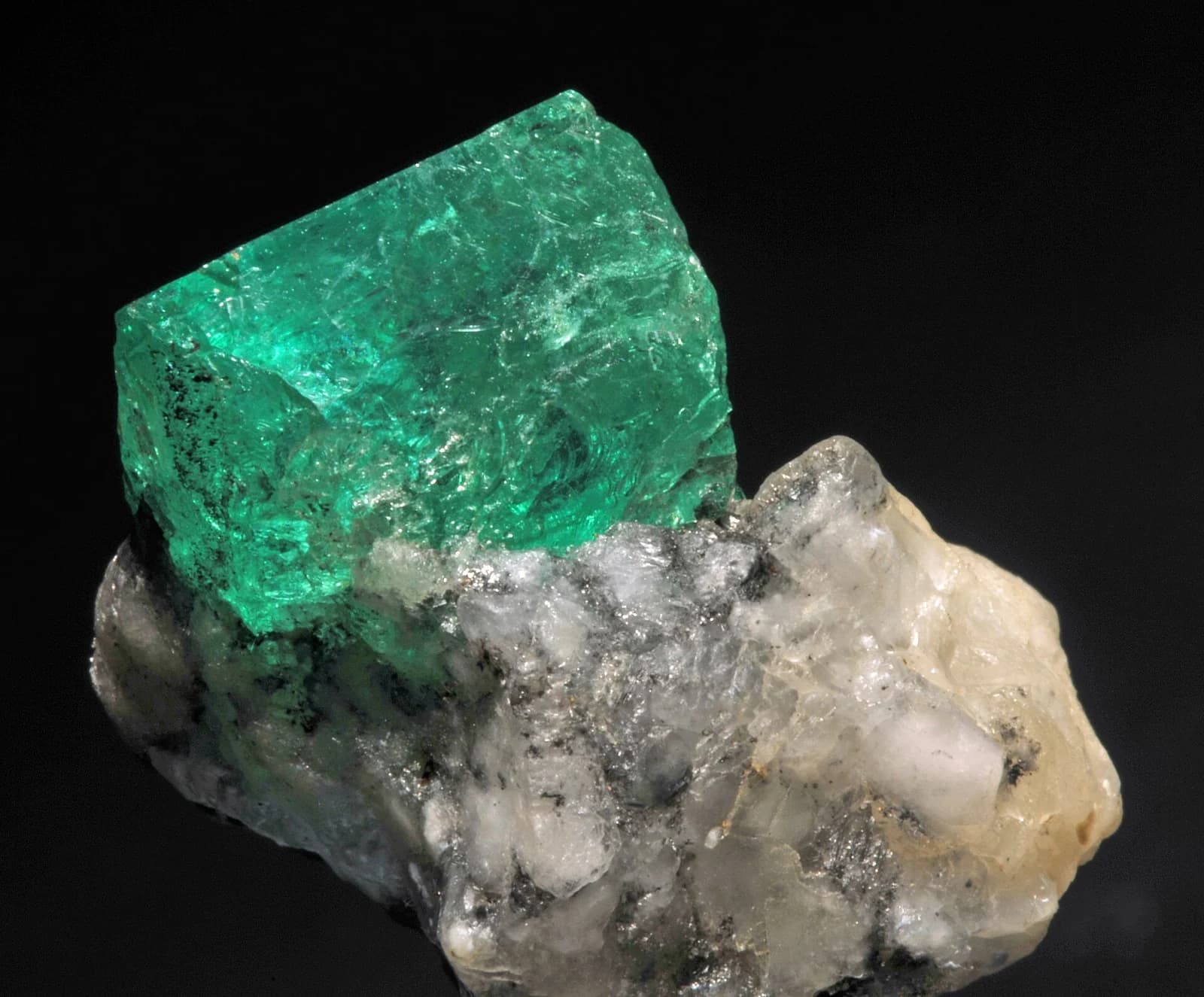 Emerald gemstone specimen